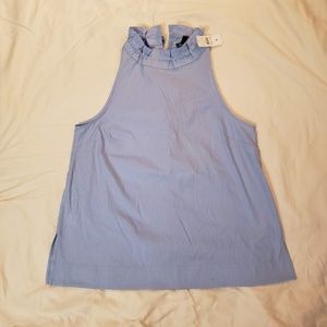 Ann Taylor Striped Sleeveless Blouse